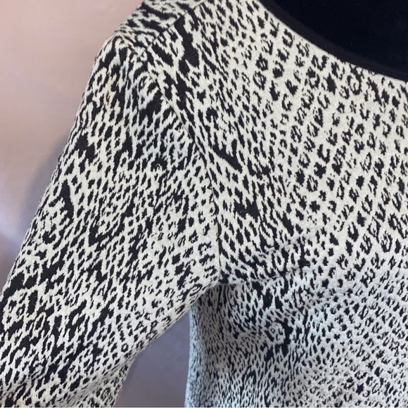 Snake Print Dress with 3/4 Sleeves - Picture 5 of 9